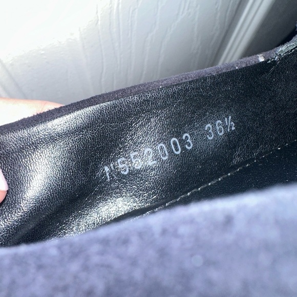 Agl Attilio Giusti Leombruni gold Studded Moc Loafers Flats Pointy Toe black 6.5 - Picture 8 of 10